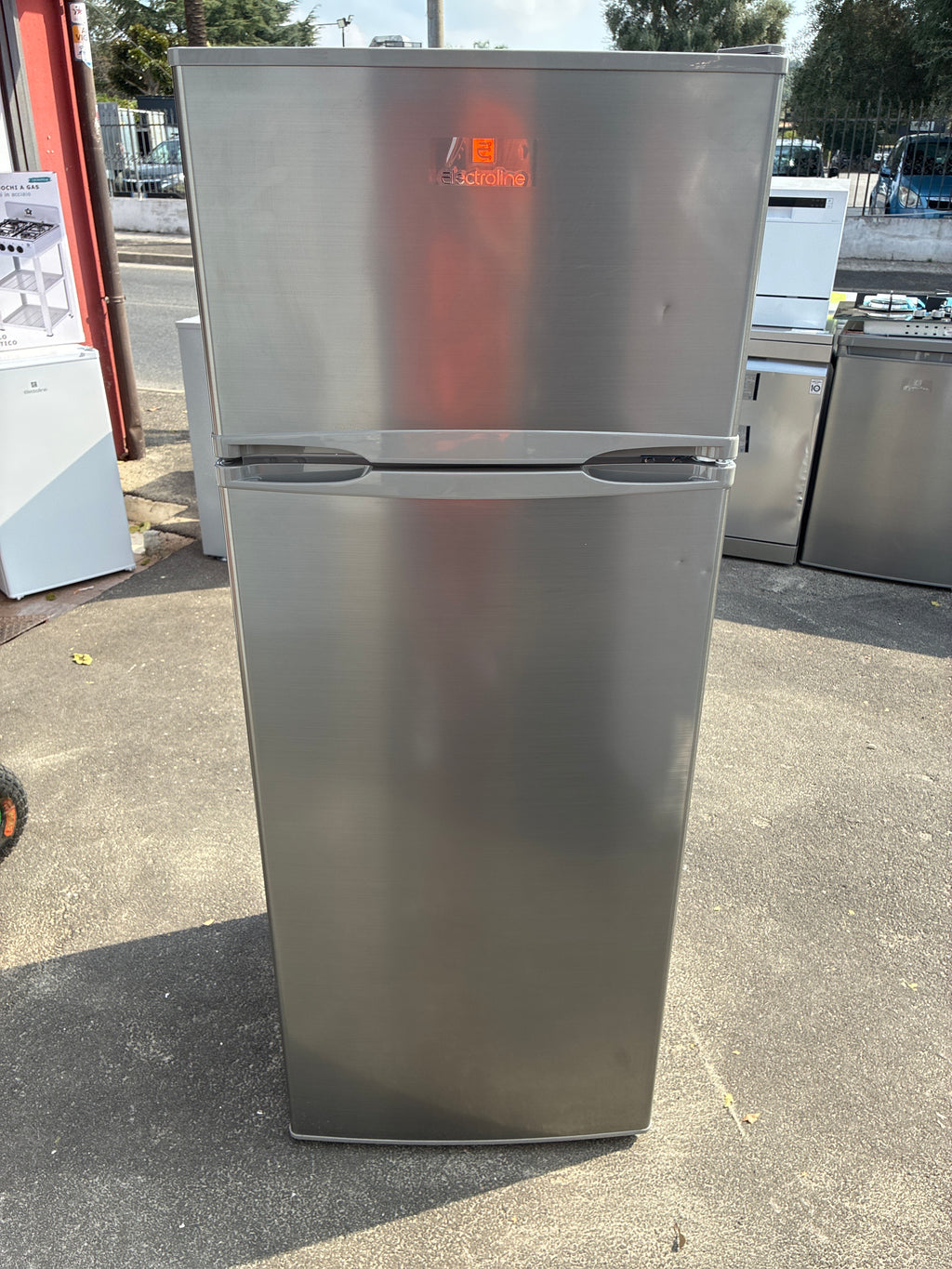 Frigorifero Electroline 240L Inox Nuovo con Lieve Difetto Estetico